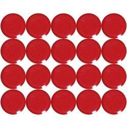 Maul MAULpro Rond Whiteboard-magneten Rood 0.3 kg draagkracht 20 mm 20 Stuks (6176125)