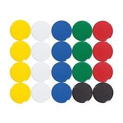 Maul MAULPro Whiteboard-magneten Kleurenassortiment 2 kg draagkracht 33 mm 20 Stuks (6178199)