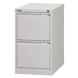Bisley Stalen Archiefkast 2 Lades 470 x 622 x 711 mm Lichtgrijs (1623D645)