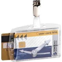 Durable Naambadge met klem 801319 175 x 185 cm Pak van 25 stuks (801319)