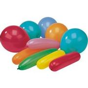 Papstar Ballon Rond, langwerpig Kleurenassortiment Pak van 20