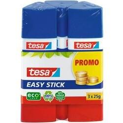 TESA Lijmstift Easy Stick 25 g Transparant 57047-00000-00 3 Stuks à 25 g (57047-00000-01)