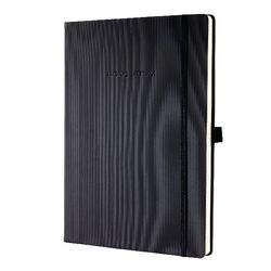 SIGEL Conceptum Notitieboek A4 Blanco Gebonden Hardcover Zwart Geperforeerd 194 Pagina's 97 Vellen (CO110)