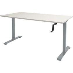 Schaffenburg Dextro Slinger Zit-sta-bureau Rechthoekig T-Voet 1.400 (B) x 800 (D) x 705 (H) mm Melamine (DEX-148-HVS-WIRA-M25)