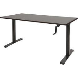 Schaffenburg Dextro Slinger Zit-sta-bureau Rechthoekig Eiken T-Voet 1.600 (B) x 800 (D) x 705 (H) mm Melamine (DEX-168-HVS-LOGZ-M25)