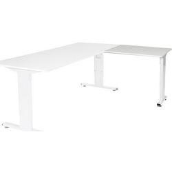 Schaffenburg Linesto Plus Bureau-uitbreiding Rechthoekig T-Voet 800 (B) x 600 (D) x 655 (H) mm Melamine (LIN-PLA086-WIRW-M25)