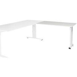 Schaffenburg Linesto Plus Bureau-uitbreiding Rechthoekig T-Voet 1.200 (B) x 600 (D) x 655 (H) mm Melamine (LIN-PLA126-LRW-M25)