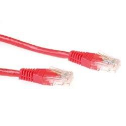 ACT RJ45 (8P8C) Male UTP CAT6-patchkabel RJ45 (8P8C) Male IB8500 Rood 0.5 m (IB8500)