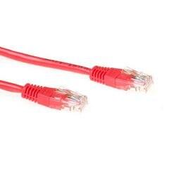 ACT RJ45 (8P8C) Male UTP CAT6-patchkabel RJ45 (8P8C) Male IB8505 Rood 5 m (IB8505)