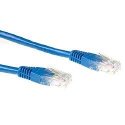 ACT RJ45 (8P8C) Male UTP CAT6-patchkabel RJ45 (8P8C) Male IB8603 Blauw 3 m (IB8603)