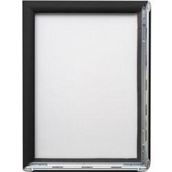 Stewart Superior A4 Kliklijst Hangend Zwart niet klevend Aluminium BLACKA4 21 (B) x 2,1 (D) x 29,7 (H) cm (BLACKA4)