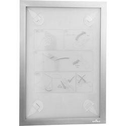 Durable DURAFRAME Wallpaper A4 Displayframe Zelfklevend Zilver PVC 484323 25 (B) x 0,2 (D) x 37,2 (H) cm (484323)