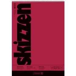 Brunnen Schetsblok A3 110 g/m² Spiraal Rood 50 Vellen (1047350)