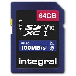 Integral Intergral SDXC Geheugenkaart V10 64 GB (INSDX64G-100V10)