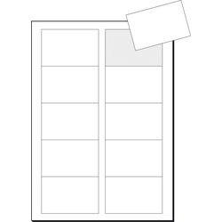 SIGEL Visitekaartjes 225 g/m² Helderwit 120 Stuks (T1170)