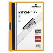 Durable Duraclip Klemmap 30 Vellen A4 Oranje