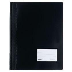 Durable Snelhechters Duralux A4 Transparant zwart Polyvinylchloride (PVC) 28 x 31 cm (268001)
