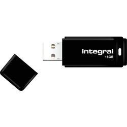 Integral USB 2.0 USB-stick 16 GB zwart (INFD16GBBLK)