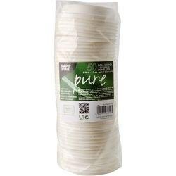 Papstar Wegwerpdeksel Suikerriet Wit 50 Stuks (87935)