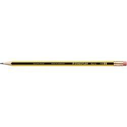 STAEDTLER Potlood met gum Noris HB Zwart (122-HB)