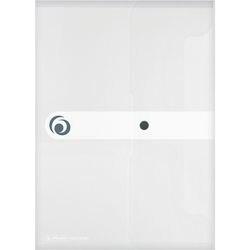 Herlitz easy orga to go Documentmap docfoldPP A5 Drukknop PP (Polypropeen) Staand 18 (B) x 25,2 (D) x 0,6 (H) cm Transparant (11207065)