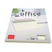 Elco Documento Enveloppen Zonder Venster C4 324 (B) x 239 (H) mm Kleefstrip Beige 120 g/m² 10 Stuks