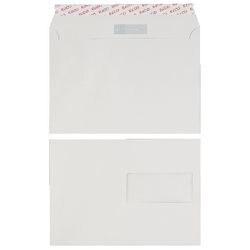 Elco enveloppen C5 100 g/m² grijs met venster kleefstrip 500 stuks (32891)