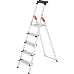 Hailo Trapladder XXL Easyclix Zilver, zwart 5 40 x 13 x 163 cm (8040-515)