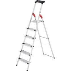 Hailo Trapladder XXL Easyclix Zilver, zwart 6 51 x 13 x 190 cm (8040-615)