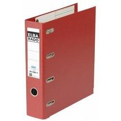 ELBA Rado Plast Breed Classeur A5 75 mm Rood 4 Ringen 100551850 Karton, PP (Polypropeen) Liggend (10498RO)