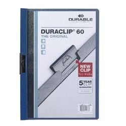 Durable Klemmap Duraclip A4 Blauw Polyvinyl Chloride (PVC) 23,5 x 31 cm (2209-28)
