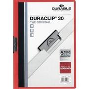Durable Duraclip Klemmap 30 Vellen A4 Rood