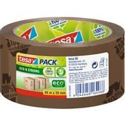 TESA Verpakkingstape tesapack Eco & Strong Bruin 50 mm (B) x 66 m (L) PP (Polypropeen) Recycled 100%