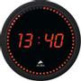 Alba Analoge Wandklok HORLED 30 x 4cm Zwart