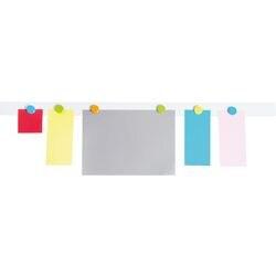 Maul MAULsolid Metalen richel Zelfklevend Wit 6204002 5 x 100 cm (6204002)