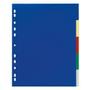 Durable Blanco tabbladen A4+ Kleurenassortiment 5 tabs PP (Polypropeen) 11 Gaten 6737
