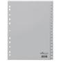 Durable 1 tot 20 Numerieke tabbladen A4 Grijs 20 tabs PP (Polypropeen) 11 Gaten 6522