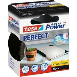 TESA extra Power Textieltape Perfect 38 mm x 2,75 m Zwart (56343-00034-04)