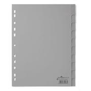 Durable 1 tot 10 Numerieke tabbladen A4 Grijs 10 tabs PP (Polypropeen) 11 Gaten 6441