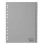 Durable 1 tot 10 Numerieke tabbladen A4 Grijs 10 tabs PP (Polypropeen) 11 Gaten 6441