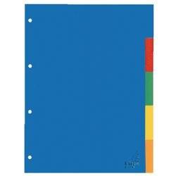 Kangaro Blanco tabbladen A4 Kleurenassortiment 10 tabs PP (Polypropeen) 4 Gaten A405 (A405)