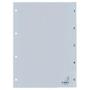 Kangaro 1 tot 5 Numerieke tabbladen A4 Grijs 5 tabs PP (Polypropeen) 4 Gaten G405C