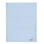 Kangaro A - Z Blanco tabbladen A4 Wit 10 tabs PP (Polypropeen) 23 Gaten W420AZM