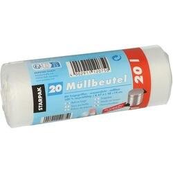 Papstar vuilniszakken 20 l transparant PAPSTAR draaglus 20 stuks (12075)