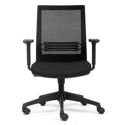 euroseats Evora Bureaustoel Basis mechanisme Stof In hoogte verstelbare armleuning In hoogte verstelbare zitting Zwart 80 kg 660 x 690 x 1.060 mm (evo001+arm)