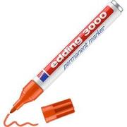 EDDING 3000 Permanentmarker 100% Gerecycled Medium Ronde punt 1,5 - 3 mm Oranje Navulbaar Waterbestendig
