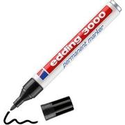 EDDING 3000 Permanentmarker 100% Gerecycled Medium Ronde punt 1,5 - 3 mm Zwart Navulbaar Waterbestendig