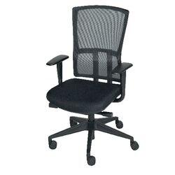 Schaffenburg Ergonomische stoel Synchroonmechanisme Mesh, stof In hoogte verstelbare armleuning In hoogte verstelbare zitting Zwart 120 kg 300 NEN (ATO-300-NEN-BM-BB)