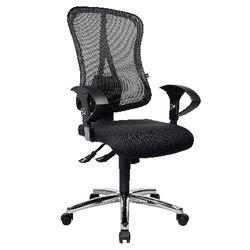 Topstar Head point SY Deluxe Bureaustoel Synchroonmechanisme Mesh In hoogte verstelbare armleuning In hoogte verstelbare zitting Zwart 110 kg 500 x 1,130 mm (SOHE29UT20OLD)