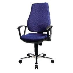 Topstar Ergonomische stoel Permanent Contact Stof Vaste armleuning Blauw 110 kg Power Star Profi (124982-BU)